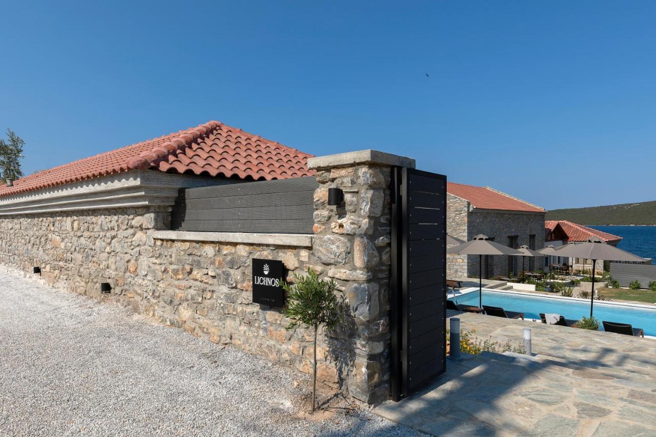 Lichnos Luxury Suites Sourpi Buitenkant foto
