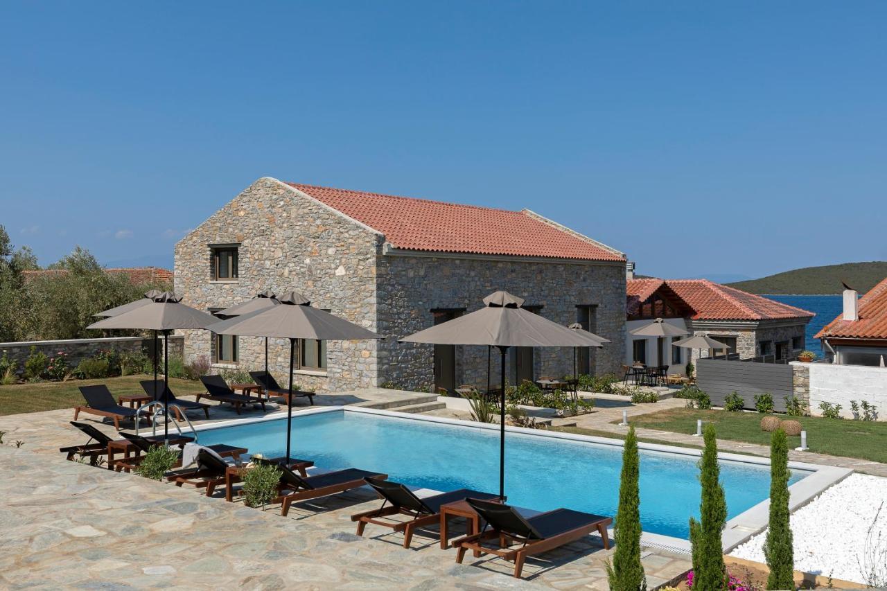 Lichnos Luxury Suites Sourpi Buitenkant foto