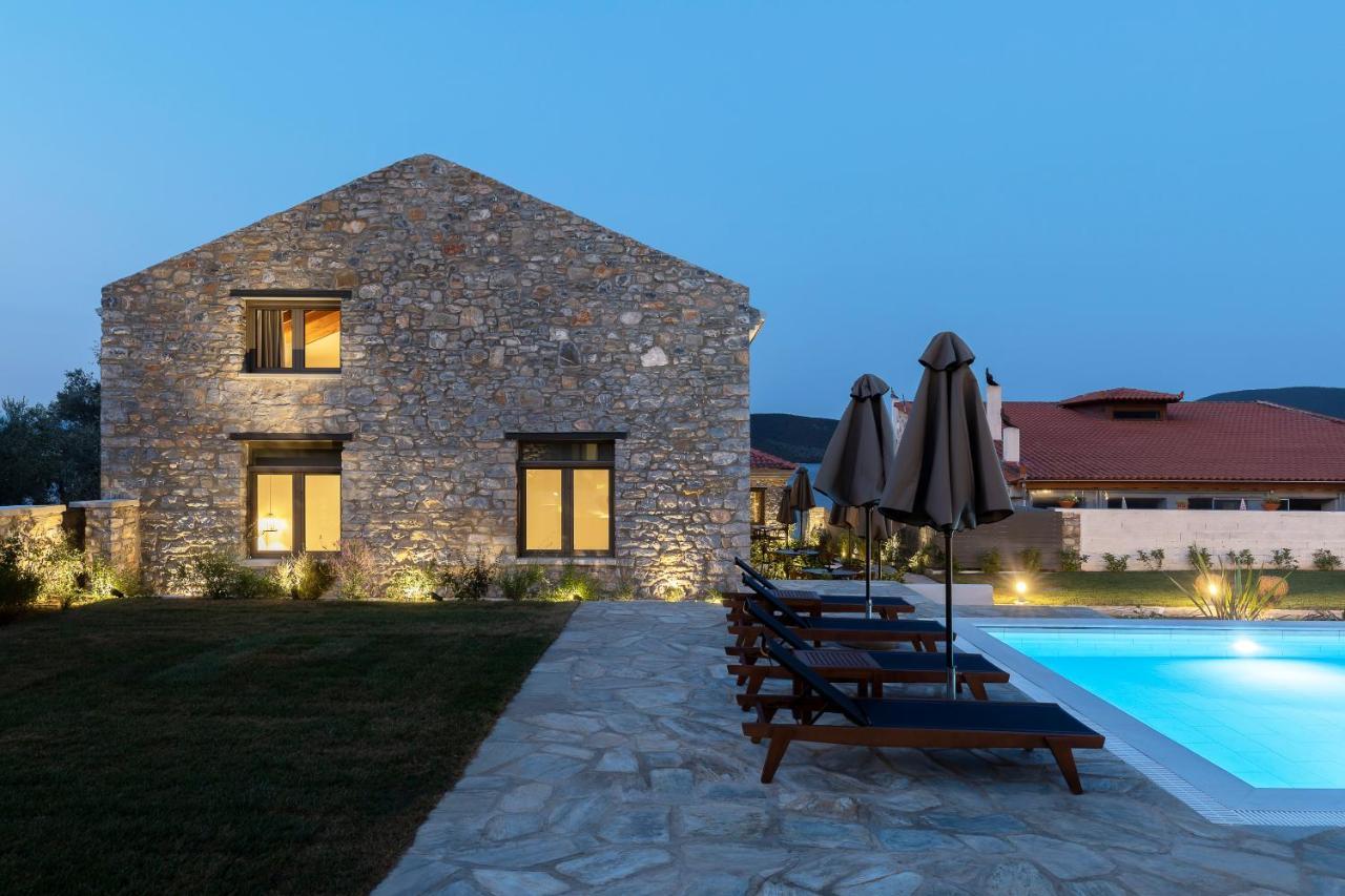 Lichnos Luxury Suites Sourpi Buitenkant foto