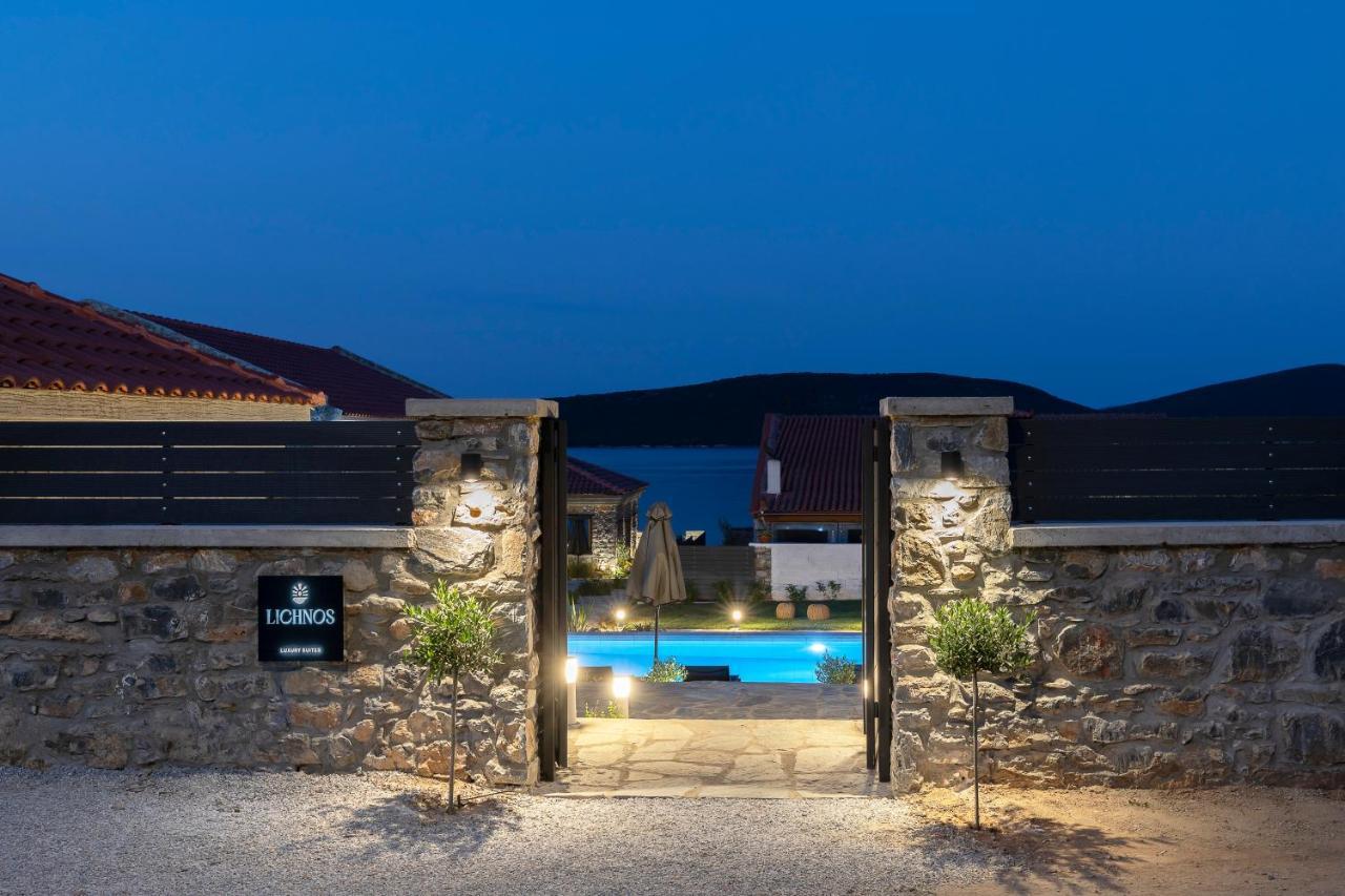 Lichnos Luxury Suites Sourpi Buitenkant foto