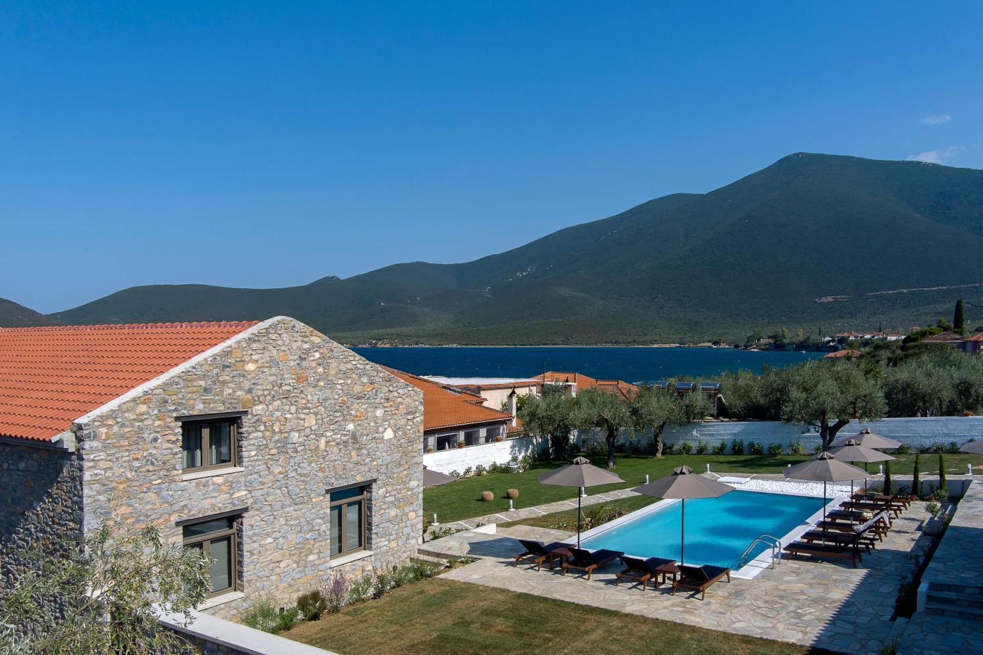 Lichnos Luxury Suites Sourpi Buitenkant foto